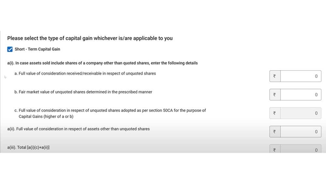 How to disclose income from US stocks in ITR