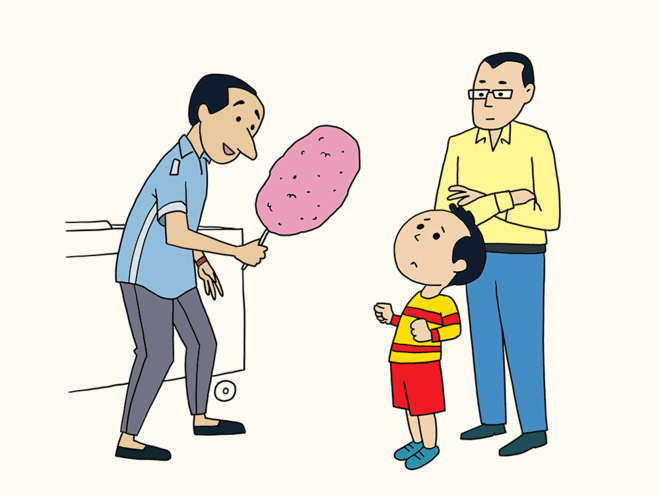 disobeying parents cartoon