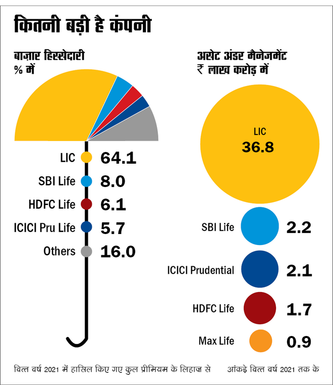 आंकड़ों से जानें LIC की हैसियत 