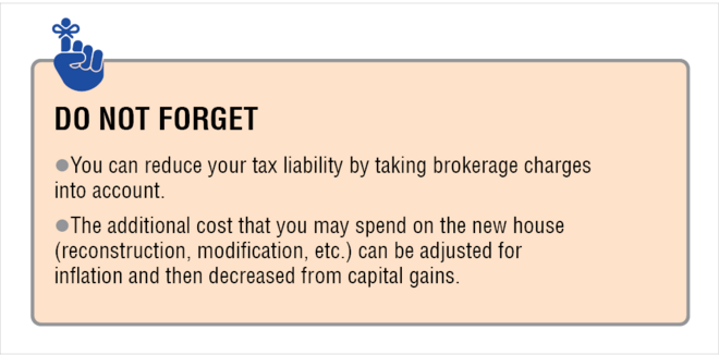 How to save tax on sale of house property