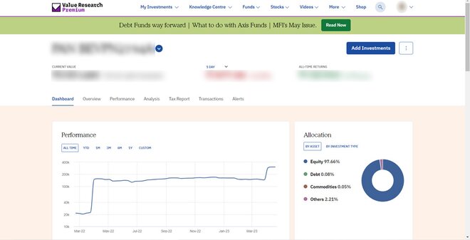 Upload your investments with ease